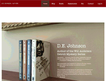 Tablet Screenshot of dejohnsonauthor.com